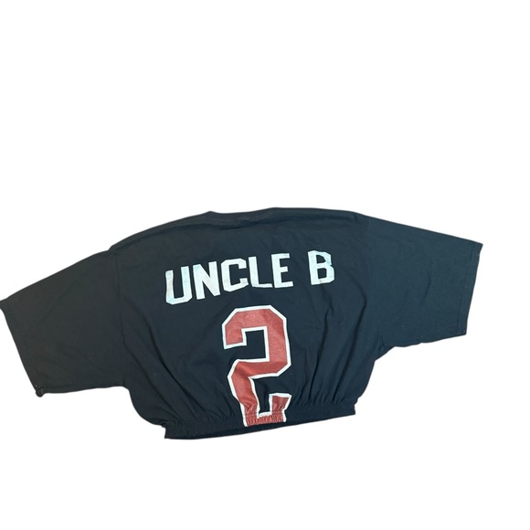 Atlanta Falcons Reworked Crop Top - Picture 3 of 4